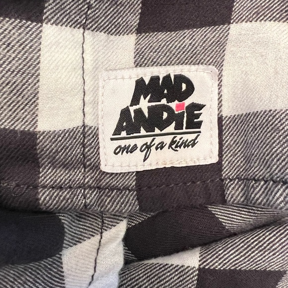 AC/DC “Dirty Deeds…” One-of-a-Kind Jachs Girlfriend MadAndie Custom Flannel - Picture 4 of 5